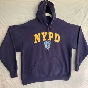 Popular sports x NYPD hoodie pullover sweatshirt city of New York